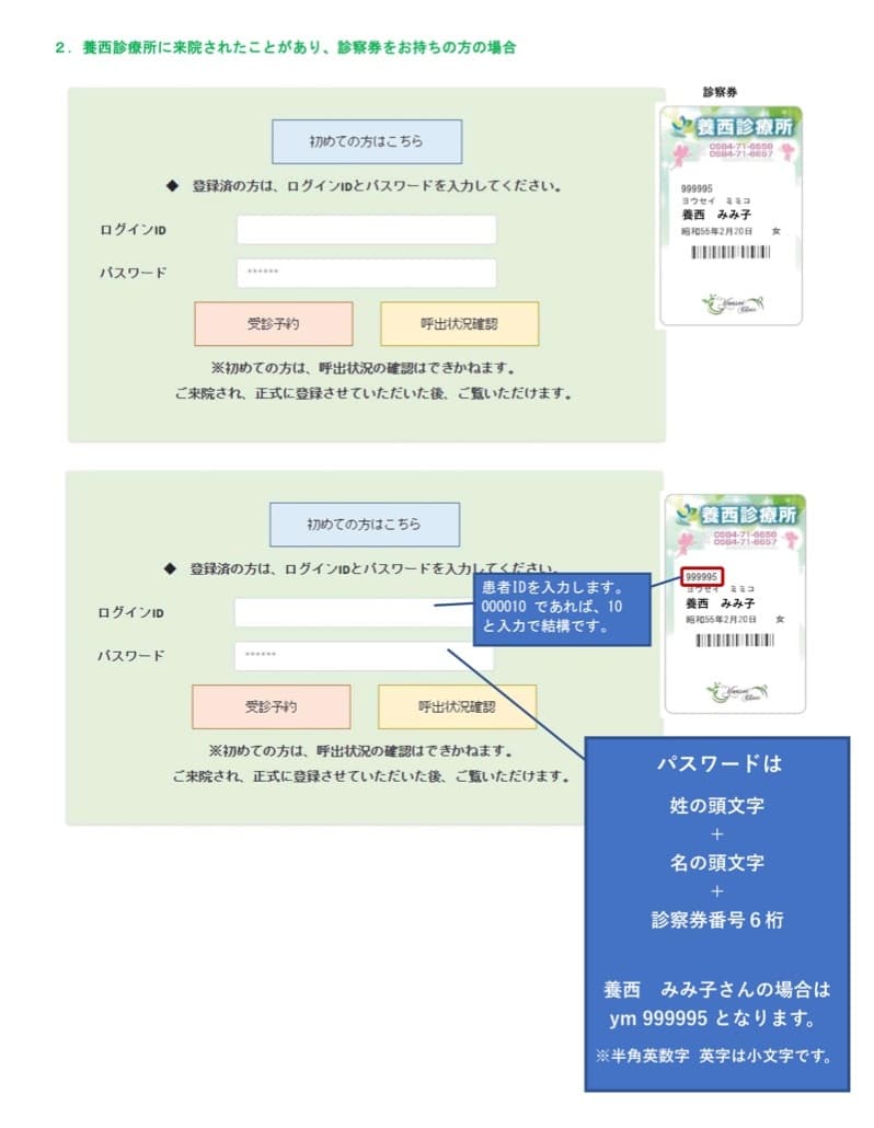 予約方法